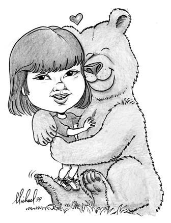 5 minute party caricature